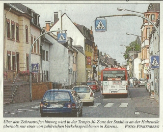 Verkehrsprobleme Domänenstrasse