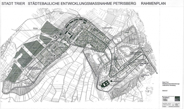 Städtebaulicher Rahmenplan Stand 09.04.2001